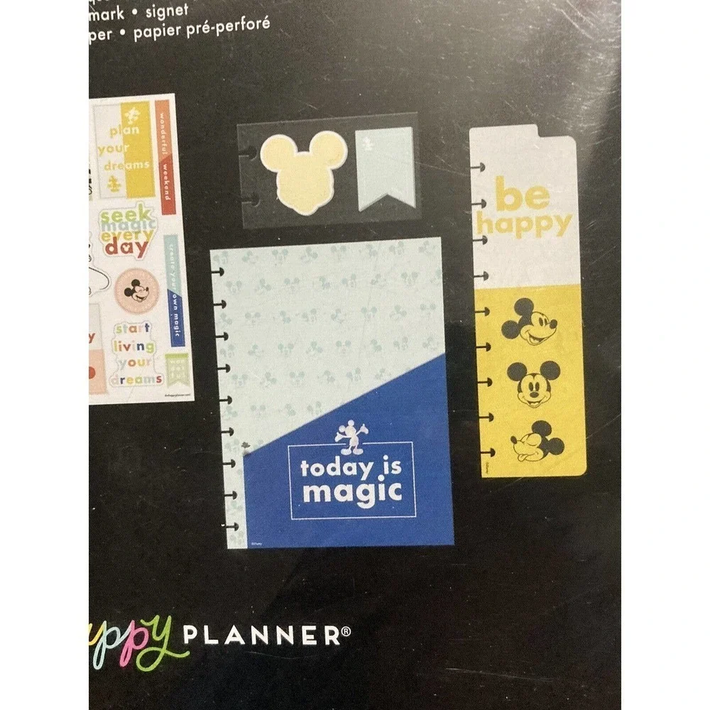 HAPPY PLANNER Disney Mickey Mouse 72 Piece Planner Accessories Stickers Bookmark